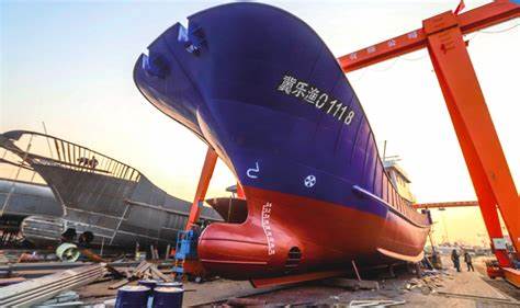 China building 62% of new ships ordered globally